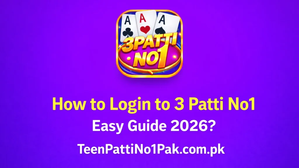 3 Patti No1 Login Guide