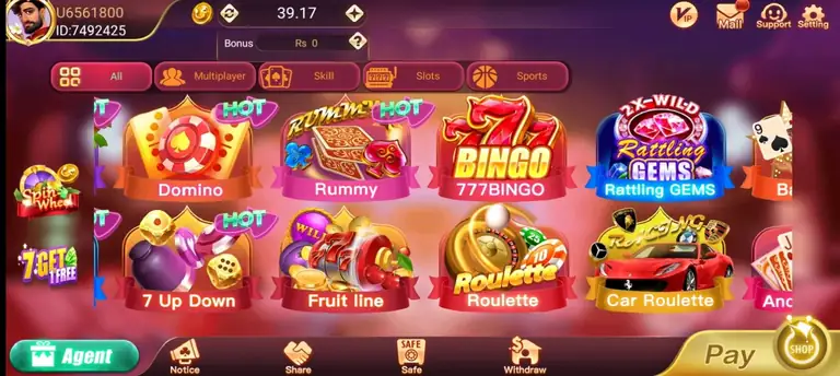 Teen Patti No1 Game Lobby